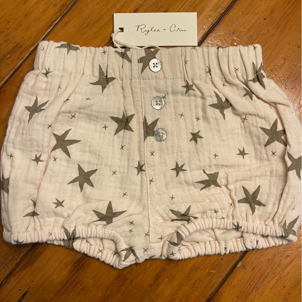 Rylee + Cru Cream Star bloomers